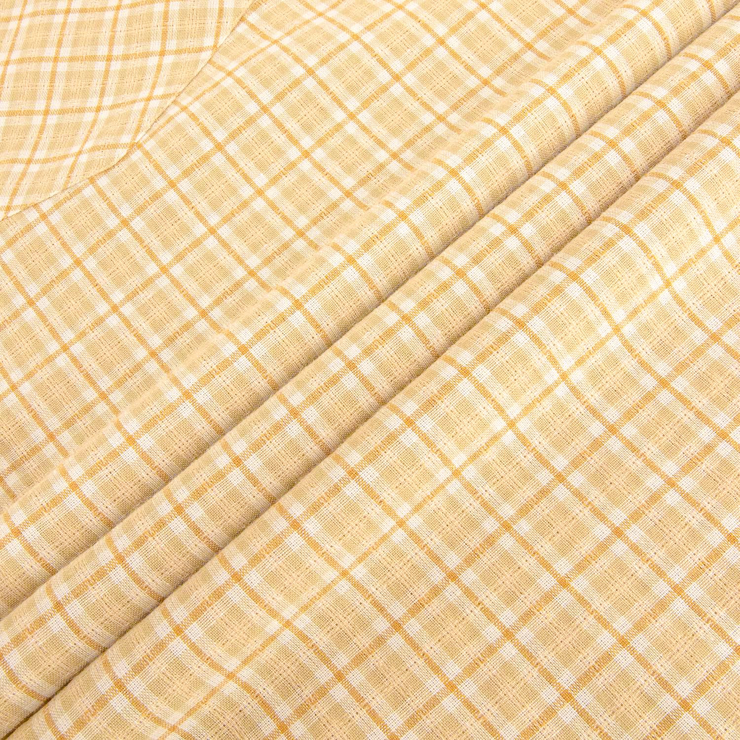 Yellow Plaid Button Up Shirt