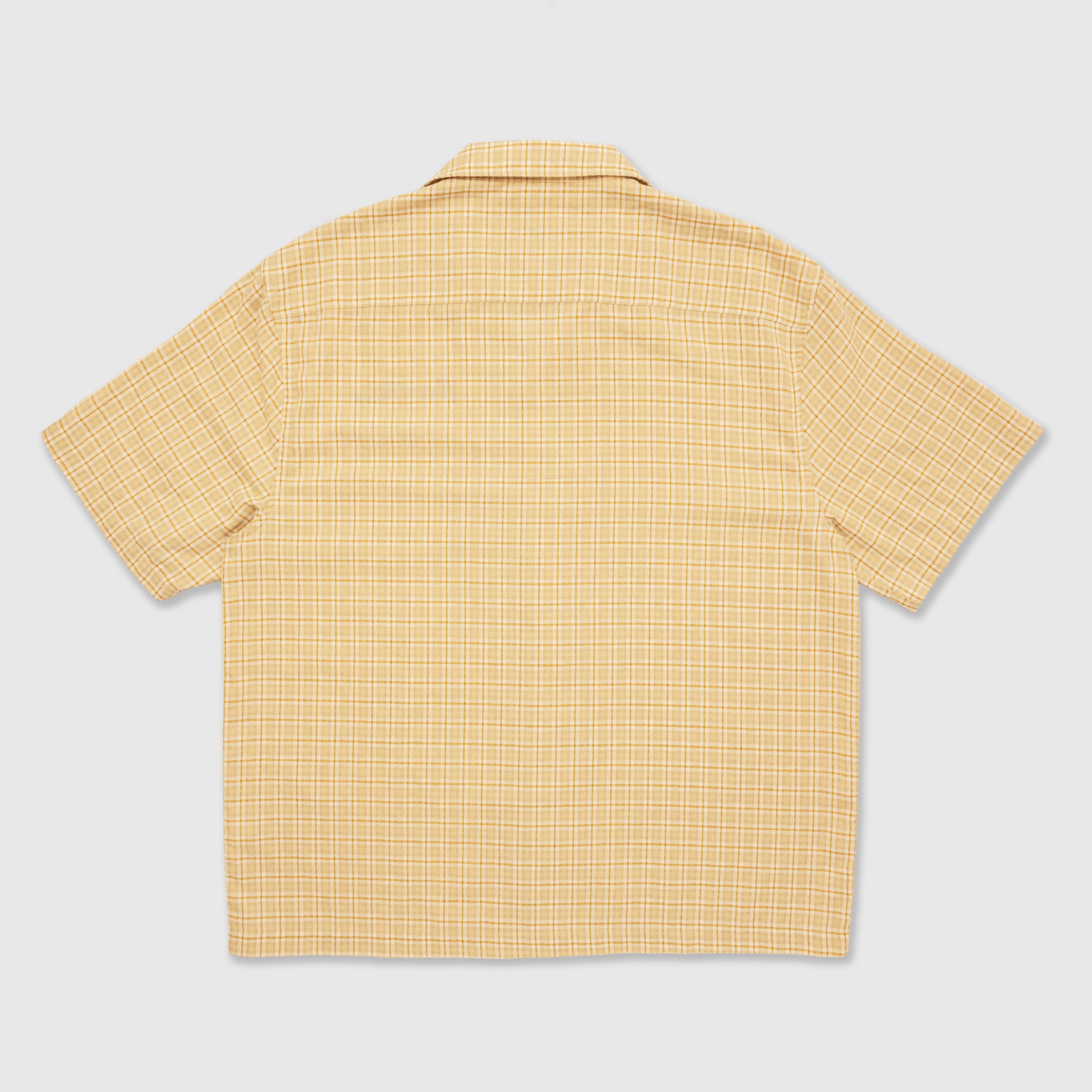 Yellow Plaid Button Up Shirt