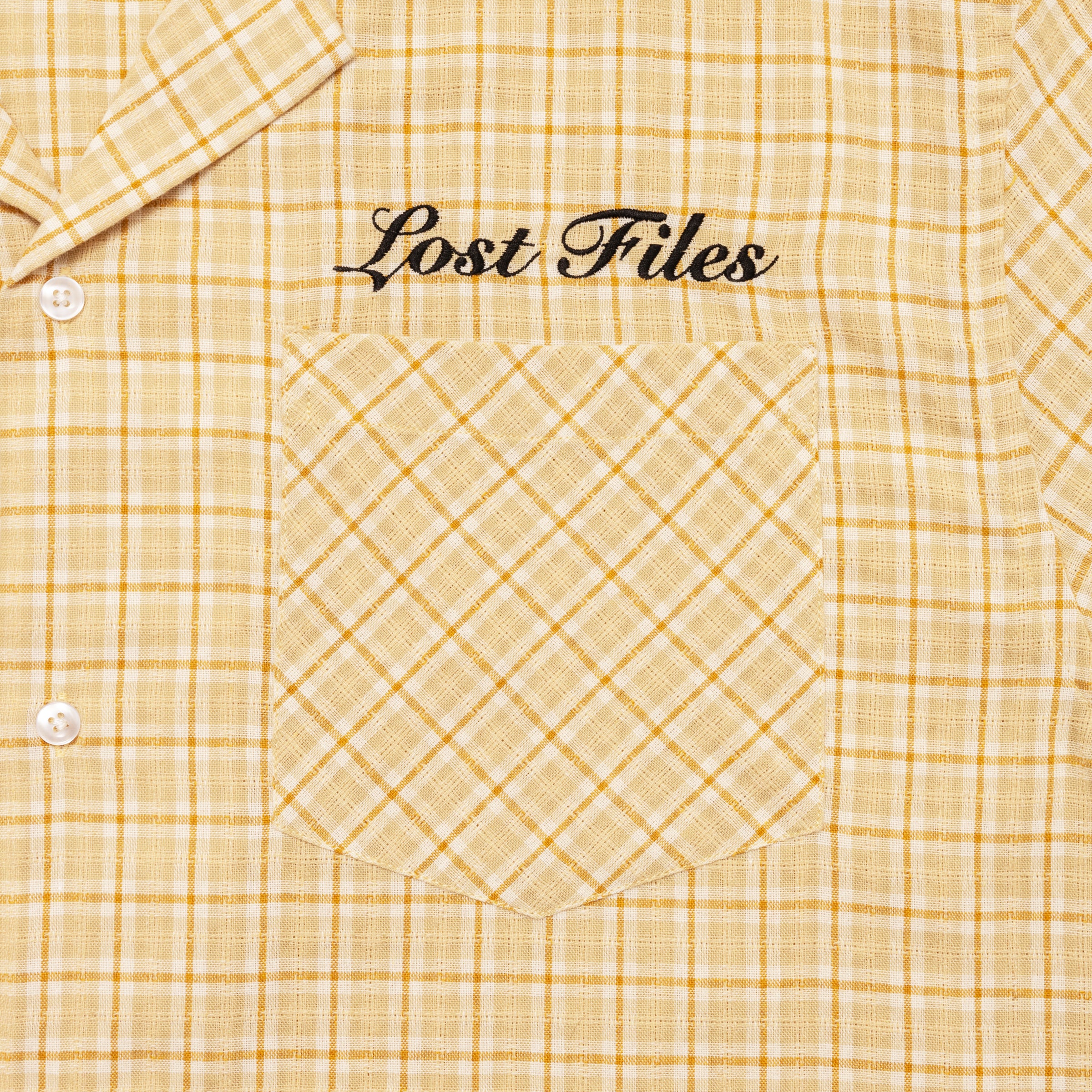 Yellow Plaid Button Up Shirt