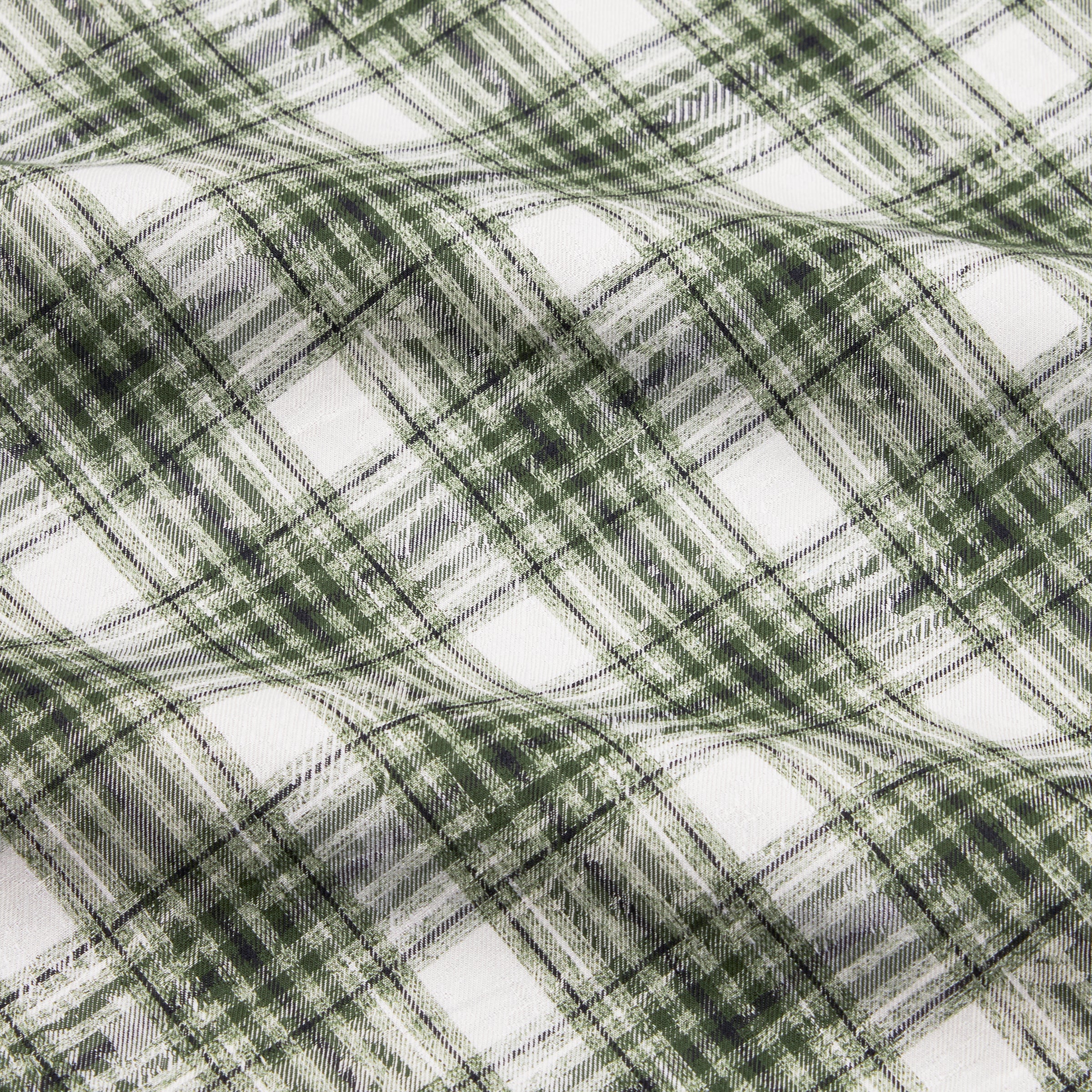 Green Plaid Button Up Shirt