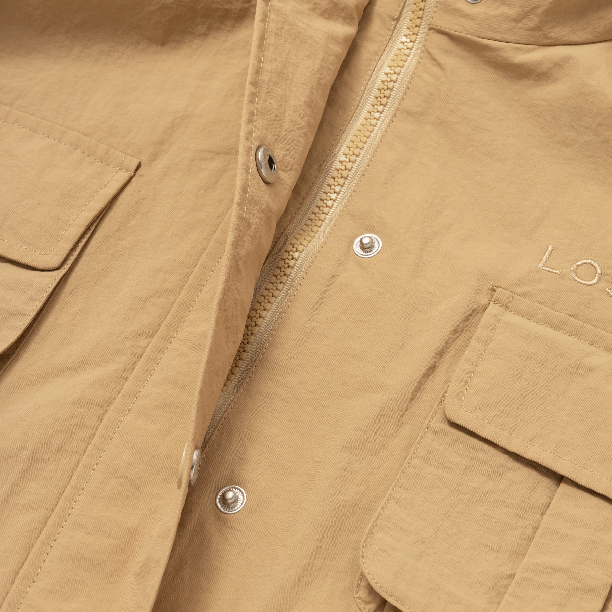Waterproof Rain Jacket - Beige