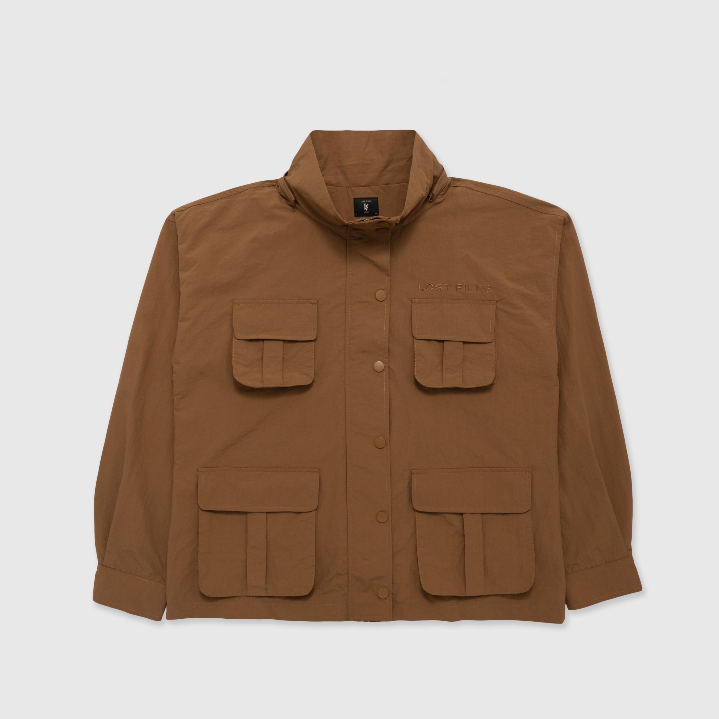 Waterproof Rain Jacket - Brown