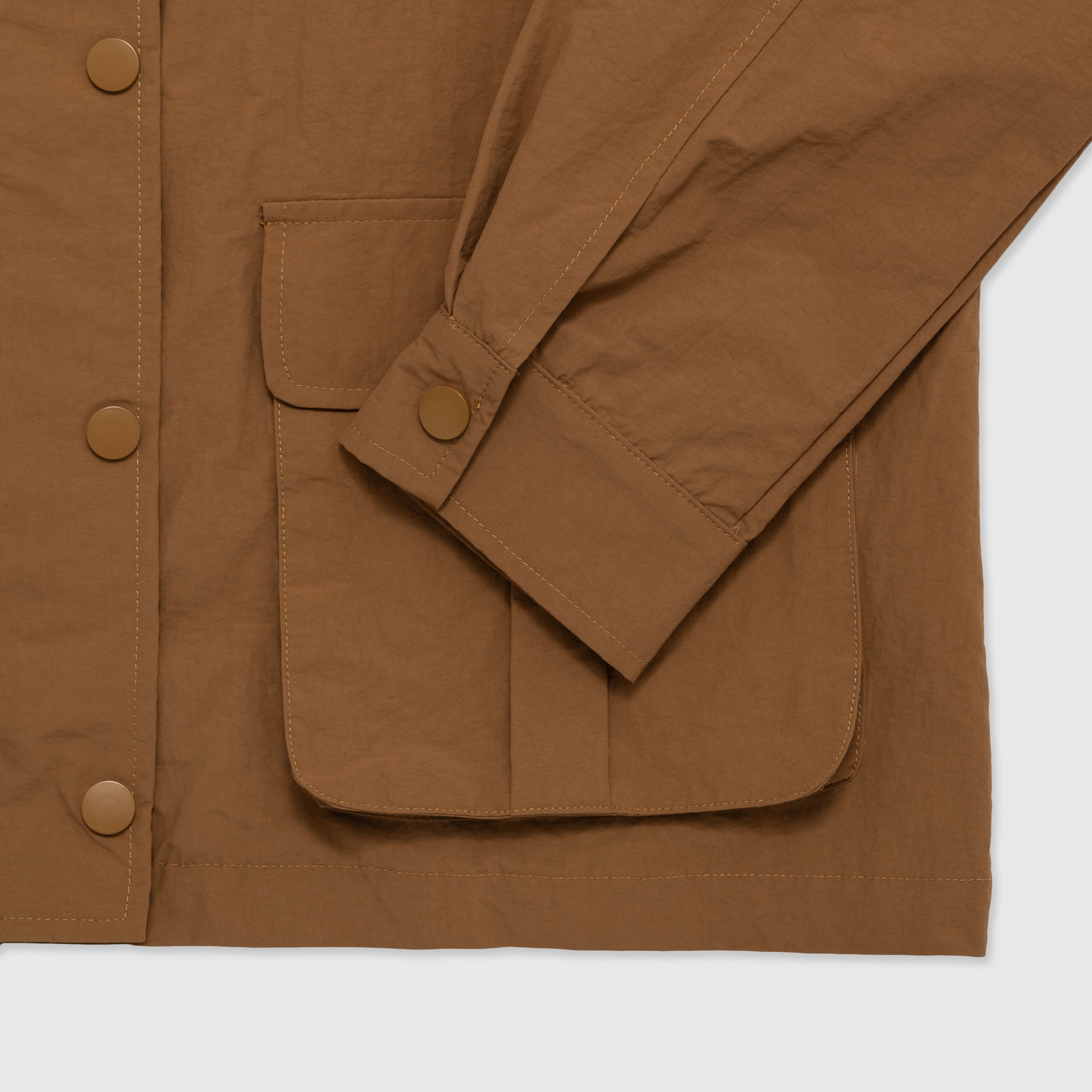Waterproof Rain Jacket - Brown