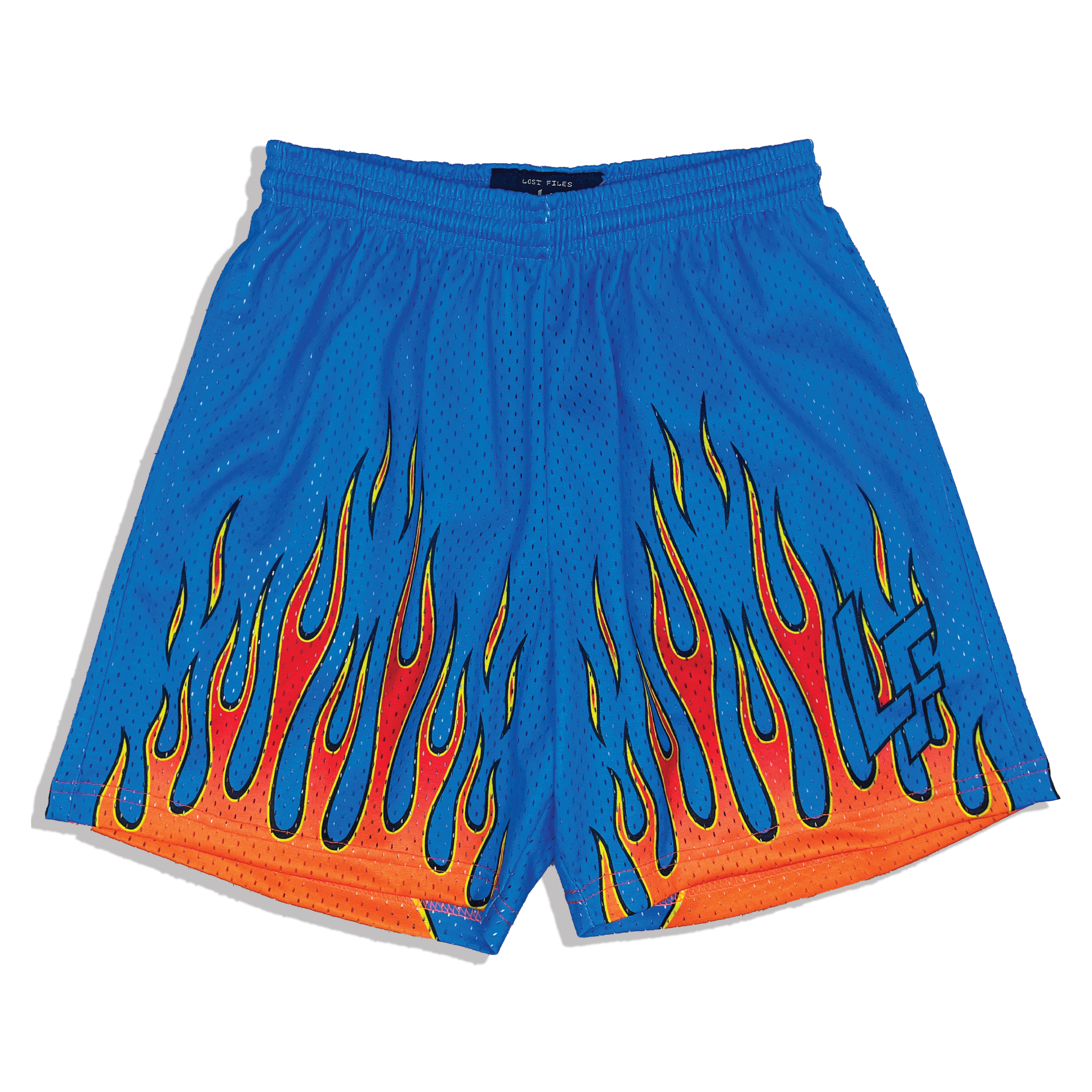 Blue Flame Shorts