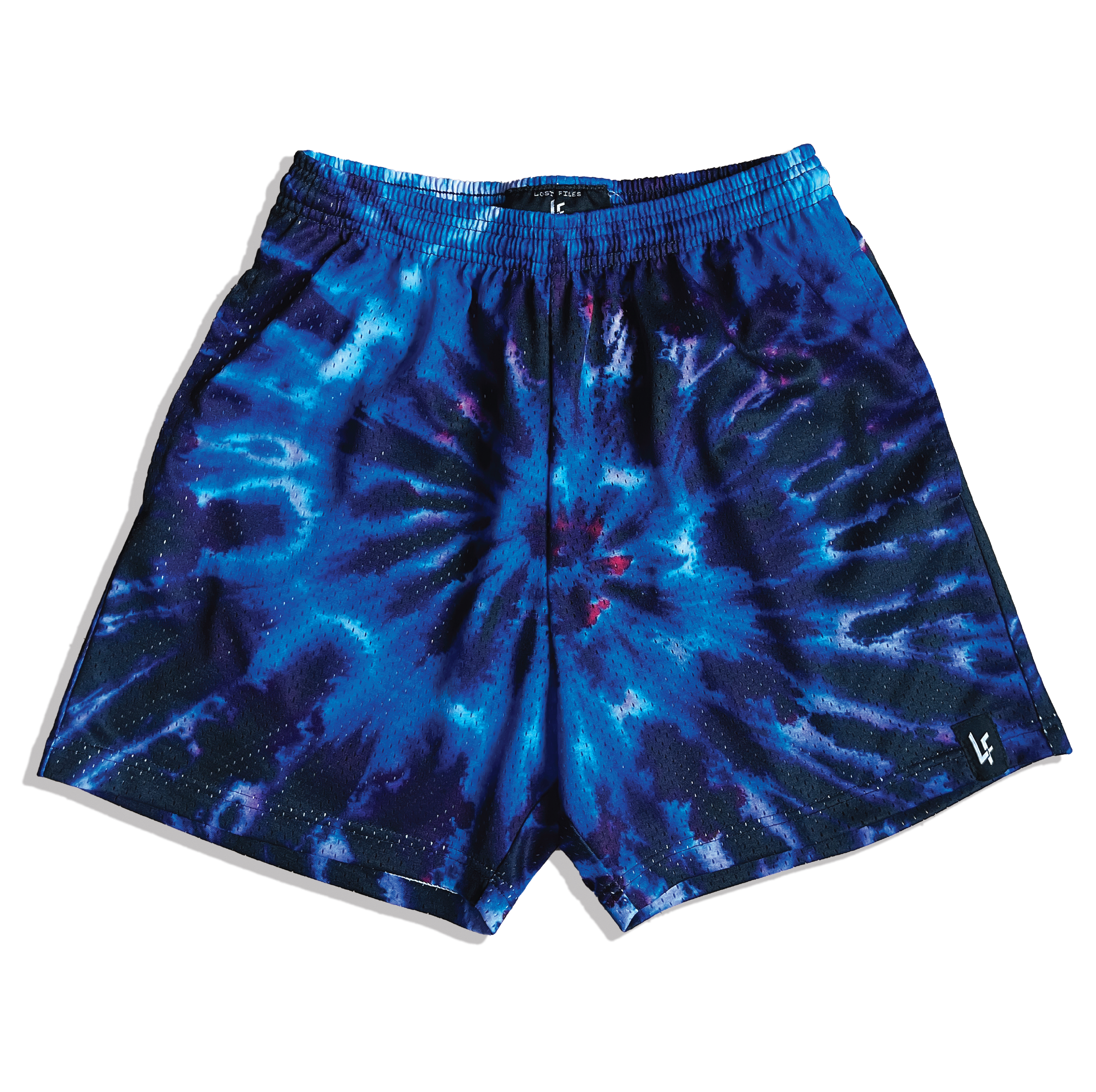 Blue/Purple Tie Dye Shorts