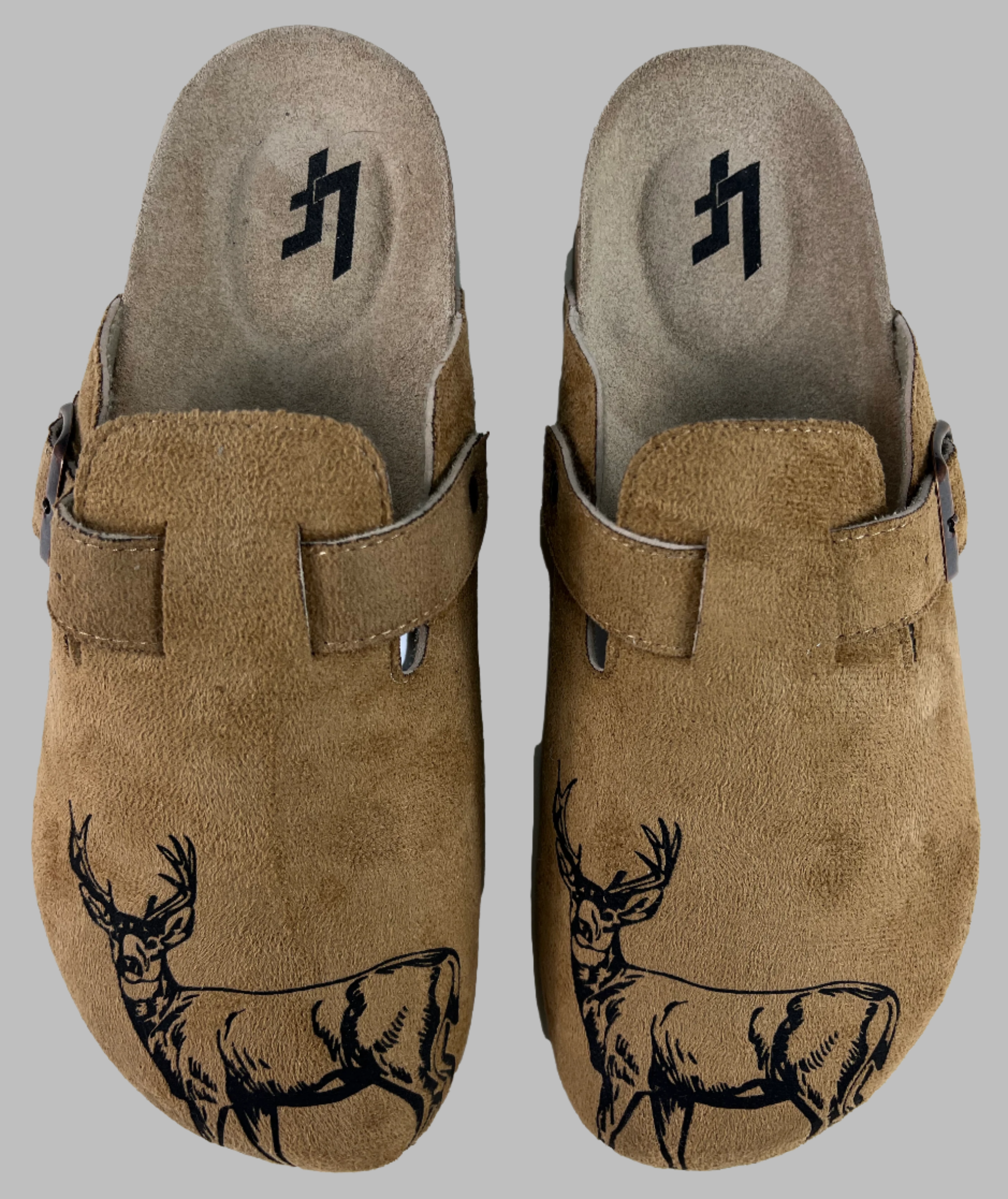 Whitetail Deer Brown Augusta Clog