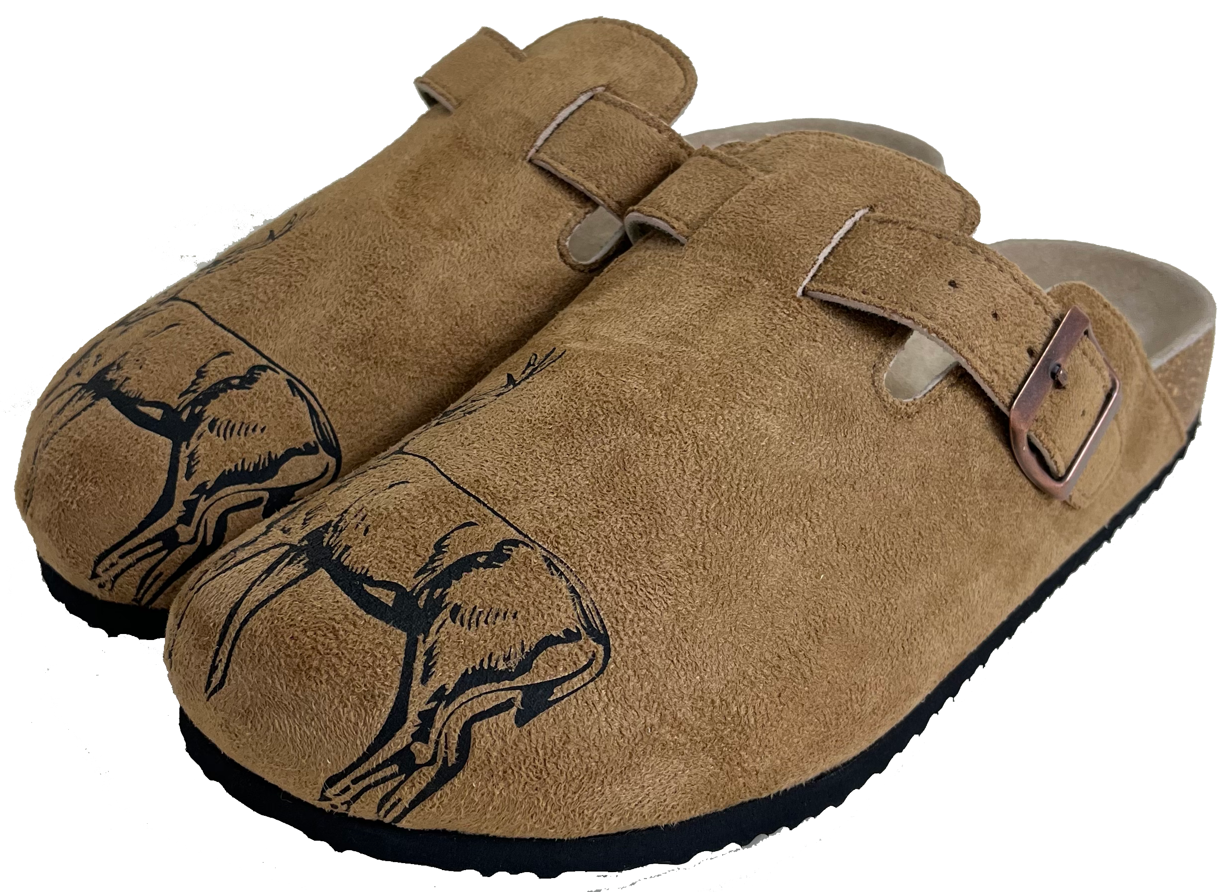 Whitetail Deer Brown Augusta Clog