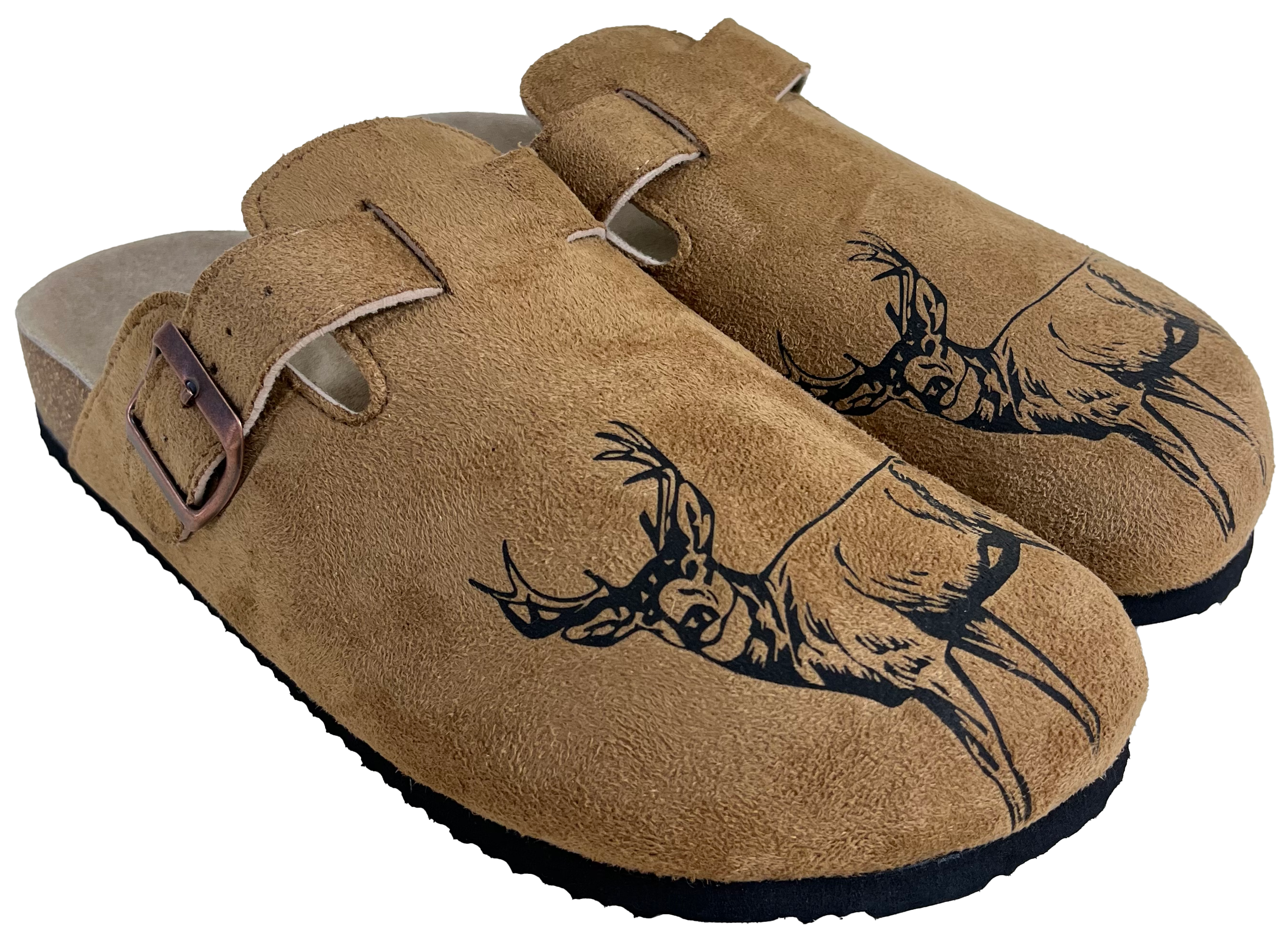 Whitetail Deer Brown Augusta Clog