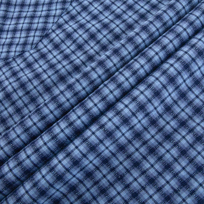 Blue Plaid Button Up Shirt