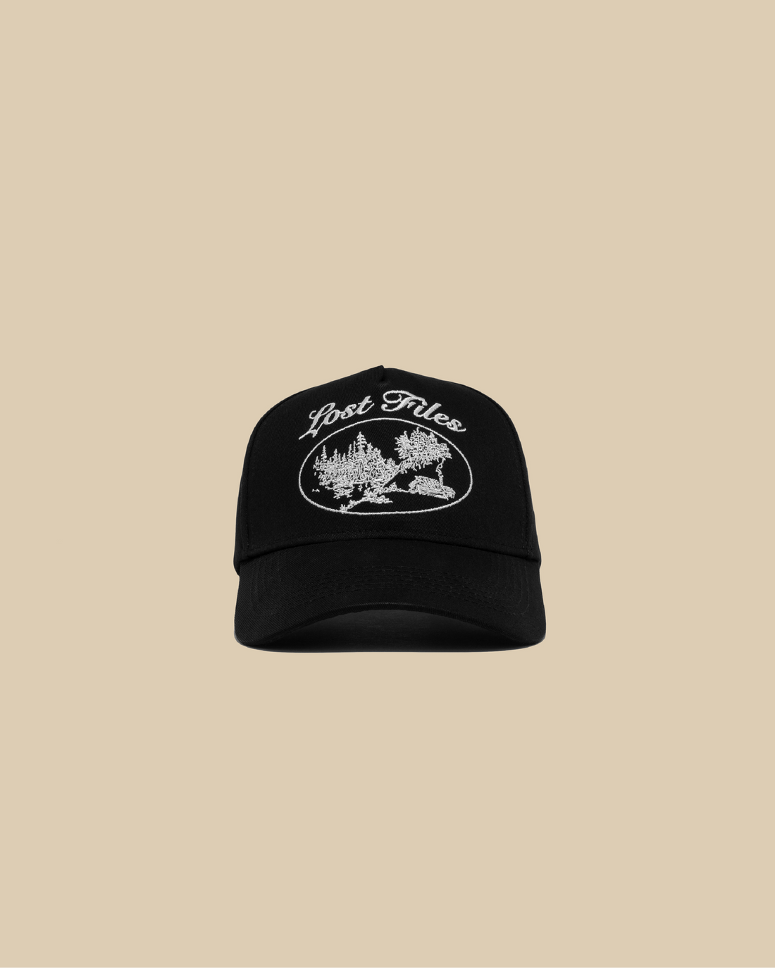 Cabin Scene A-Frame Hat