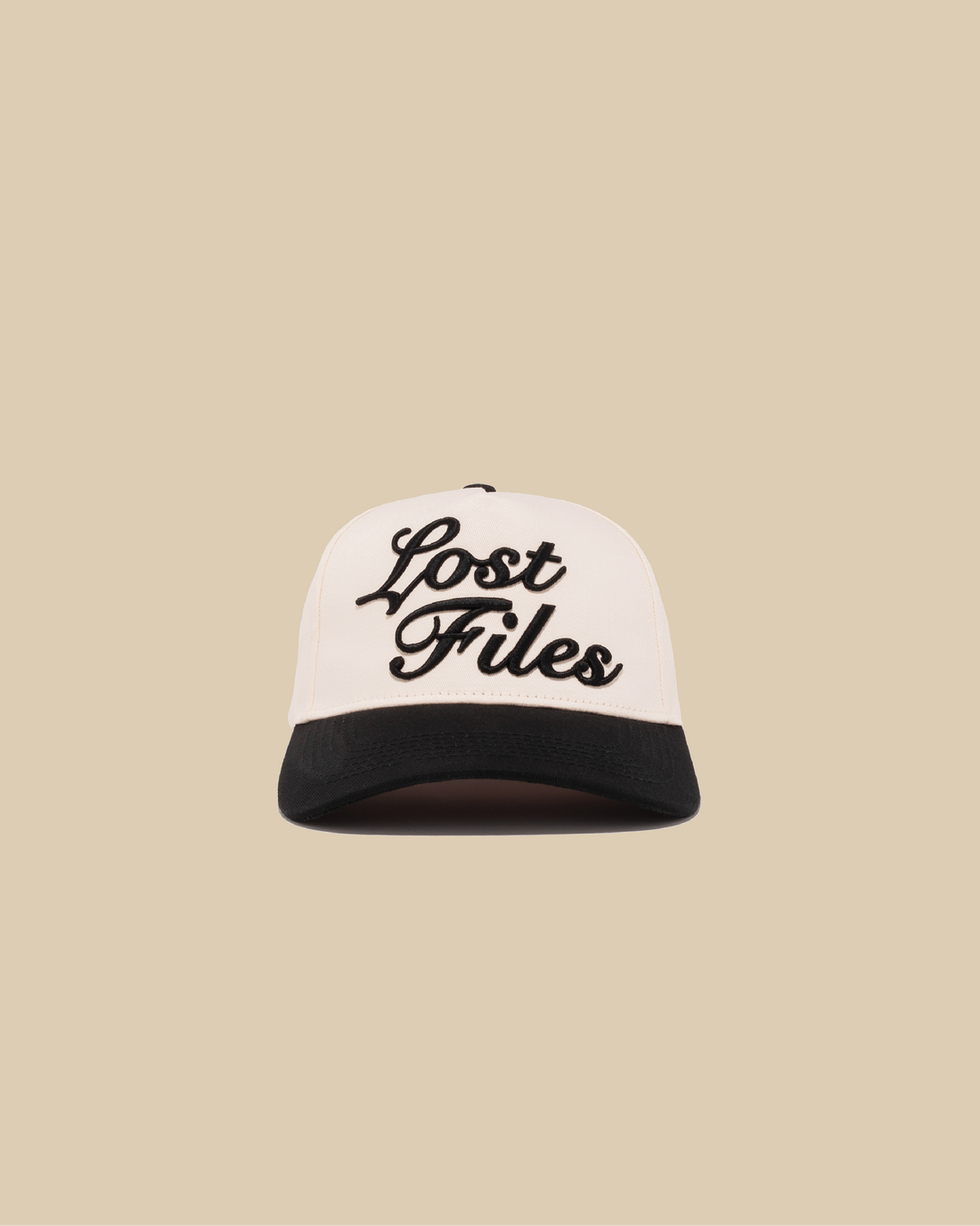 Script A-Frame Hat - Black