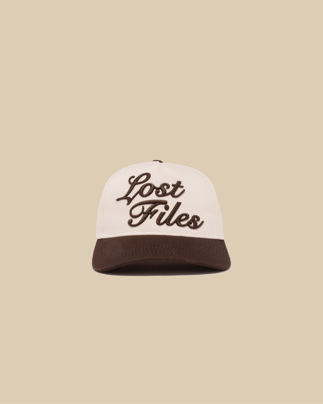 Script A-Frame Hat - Brown