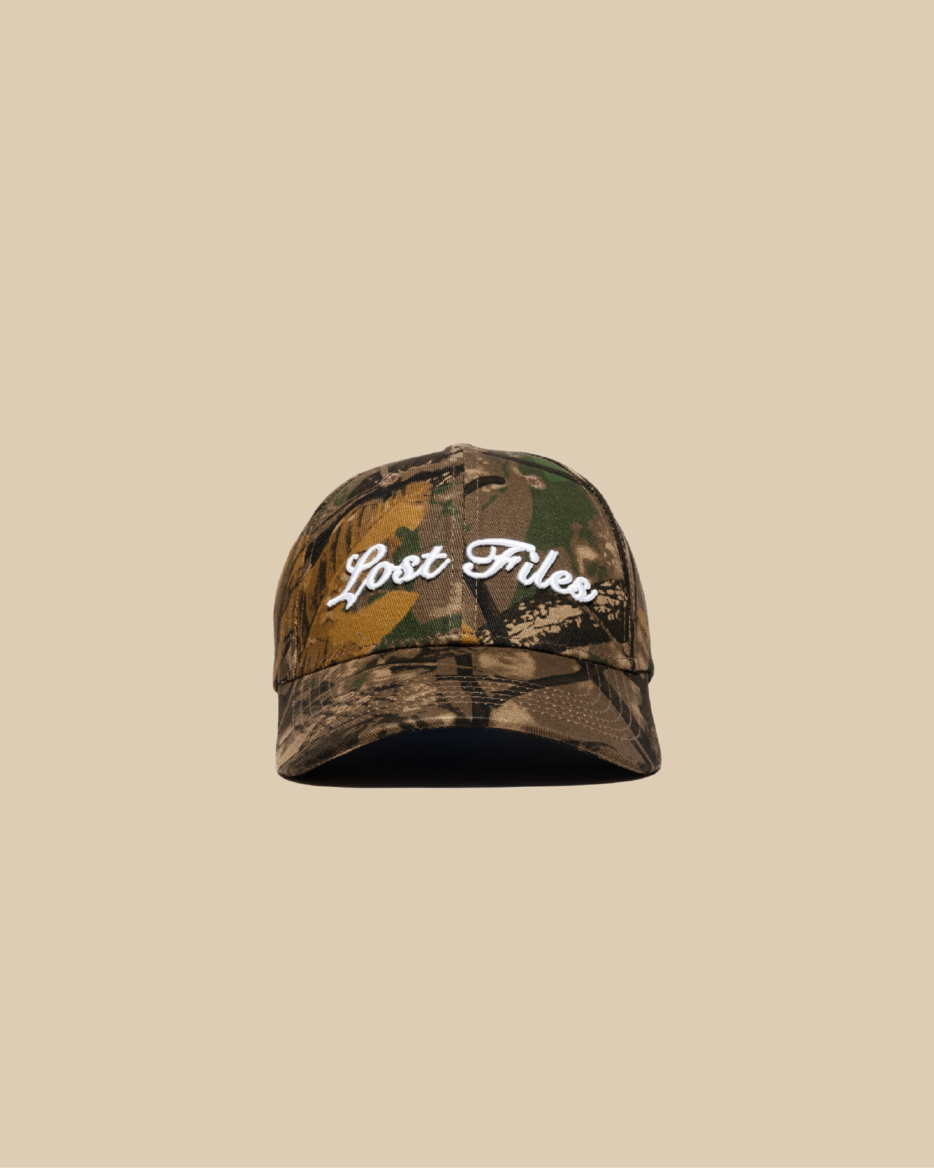 Script Camo Baseball Cap