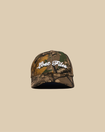 Script Camo Baseball Cap
