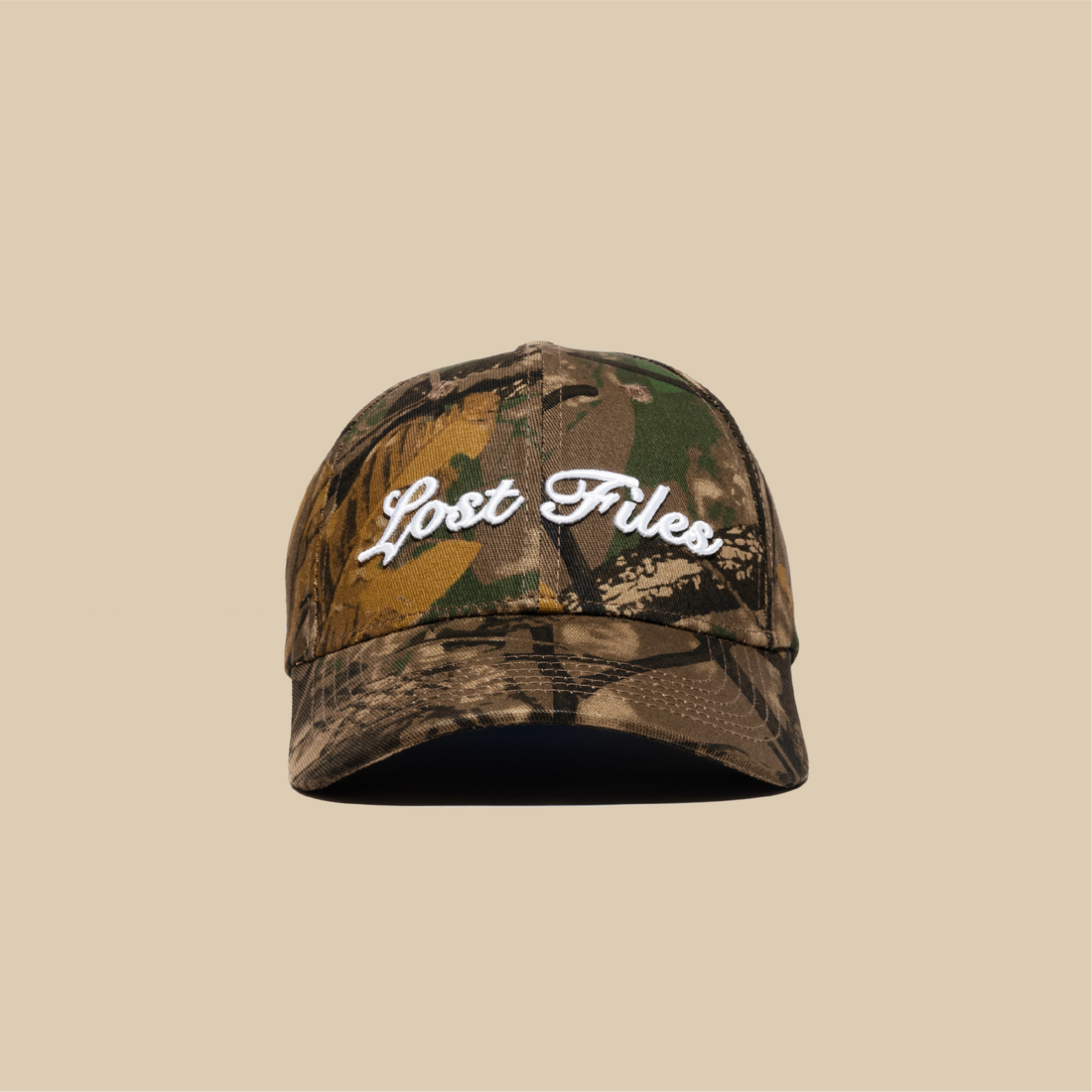 Script Camo Baseball Cap