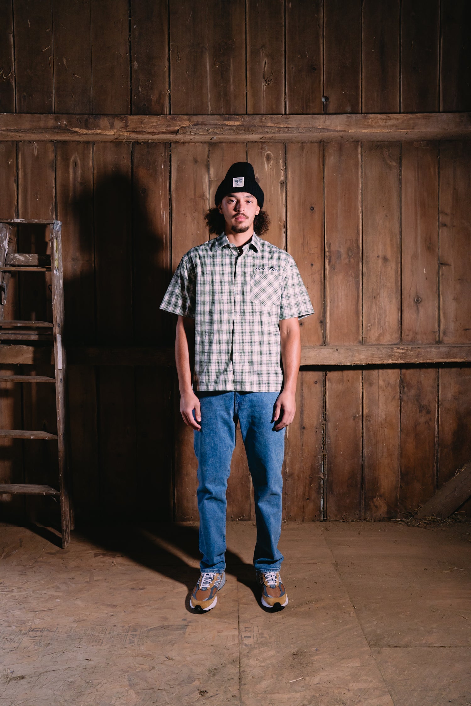 Green Plaid Button Up Shirt