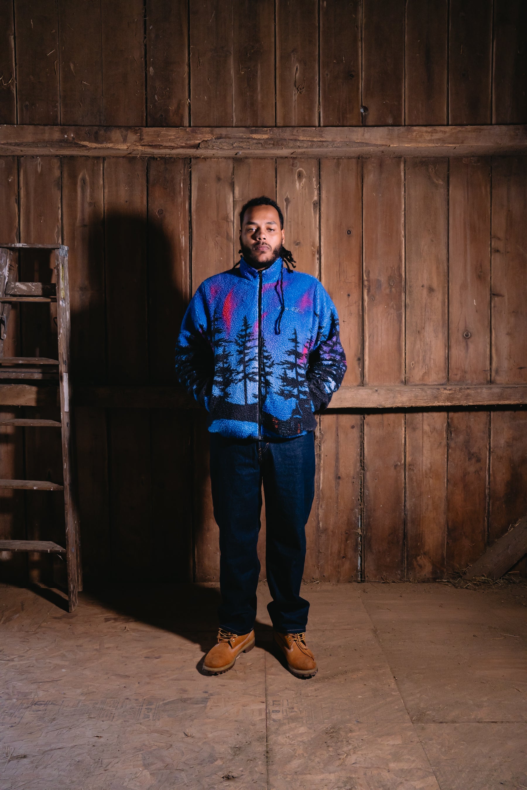 Northern Lights Reversible Fleece Jacket