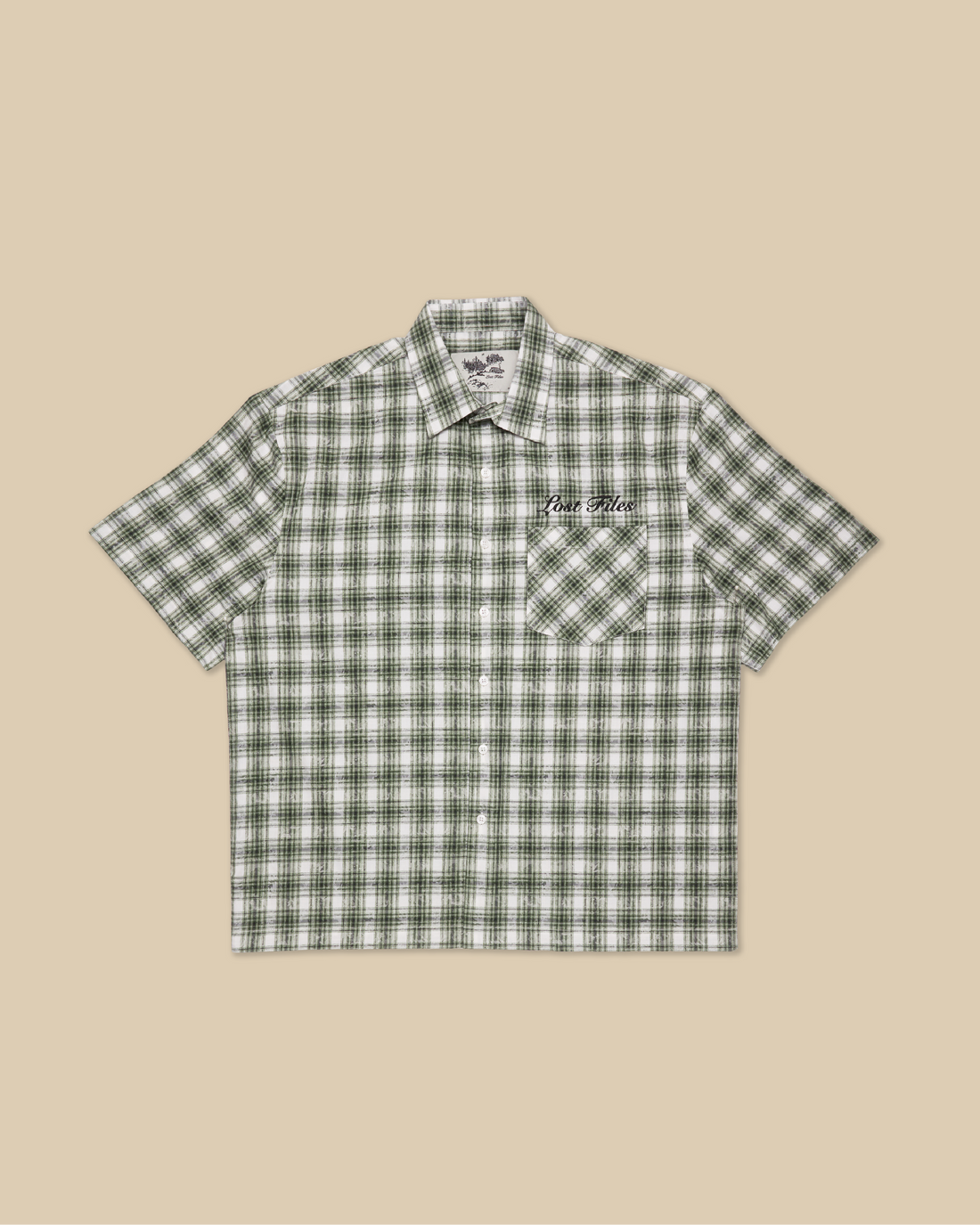 Green Plaid Button Up Shirt