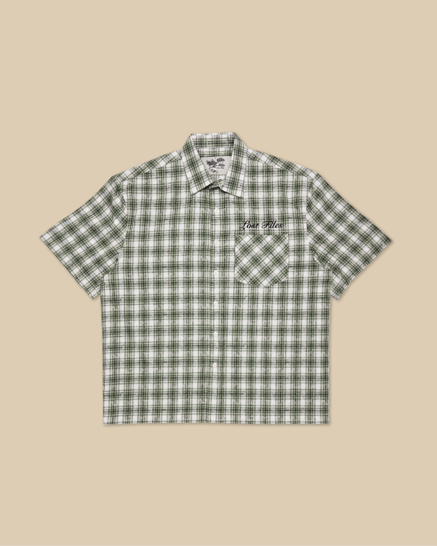 Green Plaid Button Up Shirt