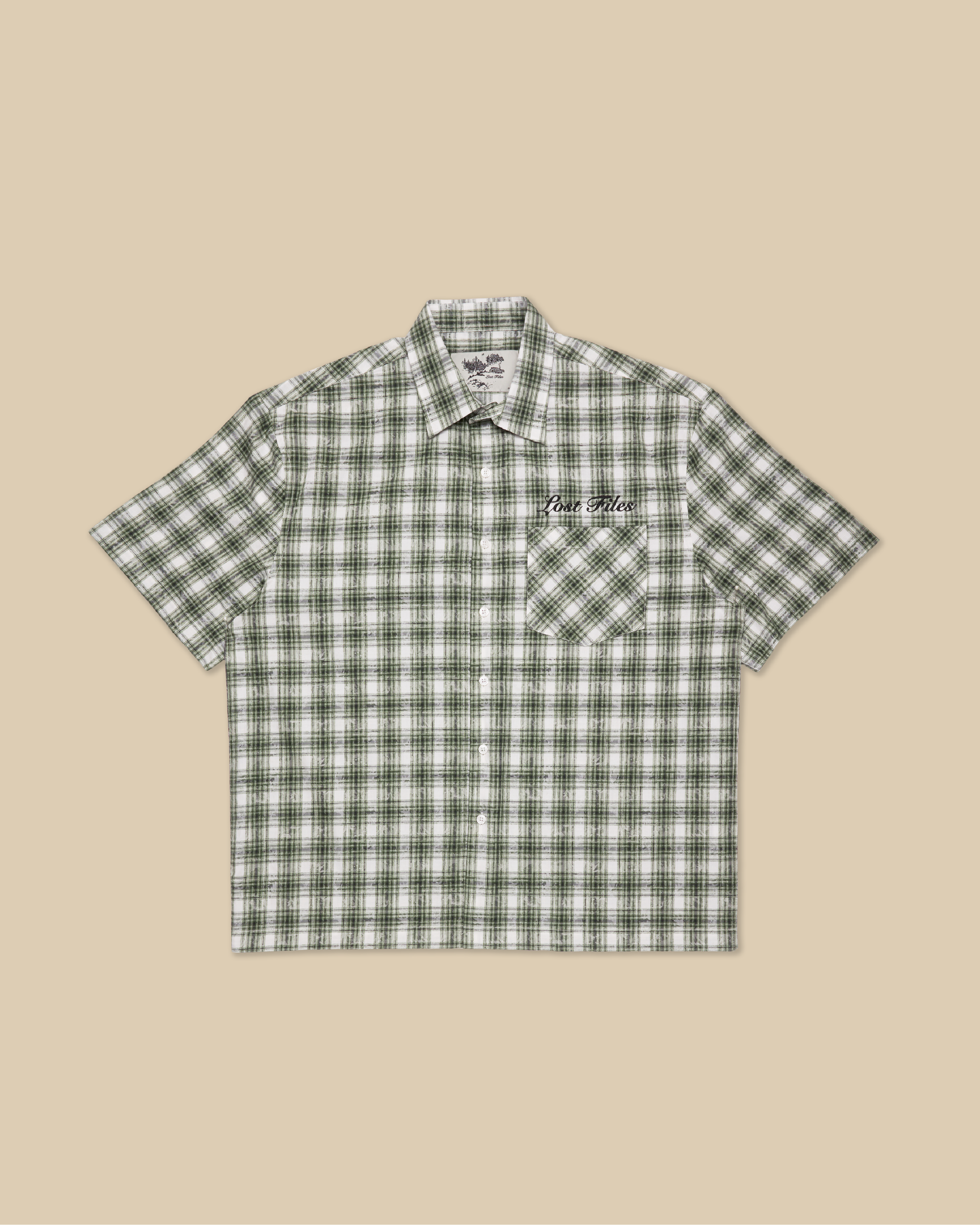 Green Plaid Button Up Shirt