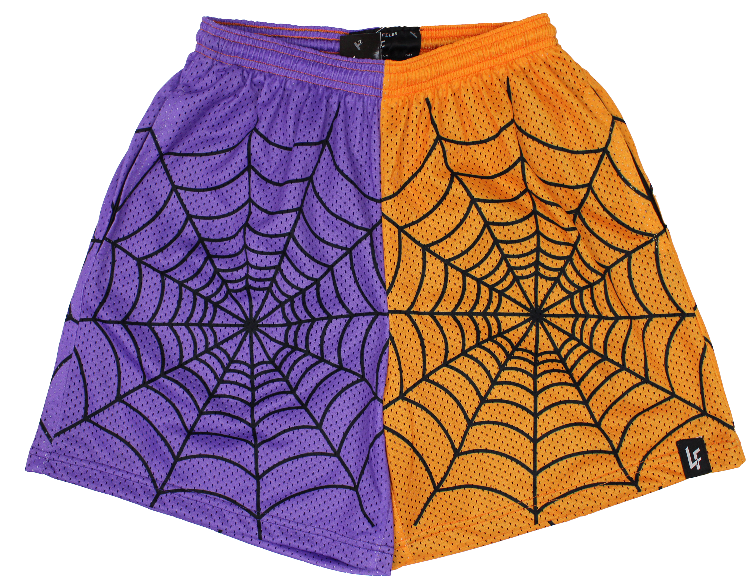 Split Spider Web Shorts