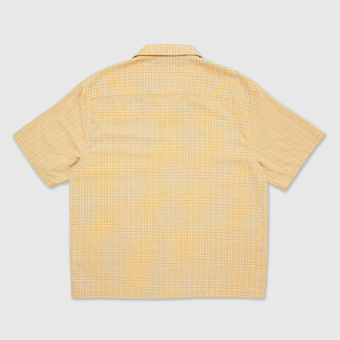 Yellow Plaid Button Up Shirt