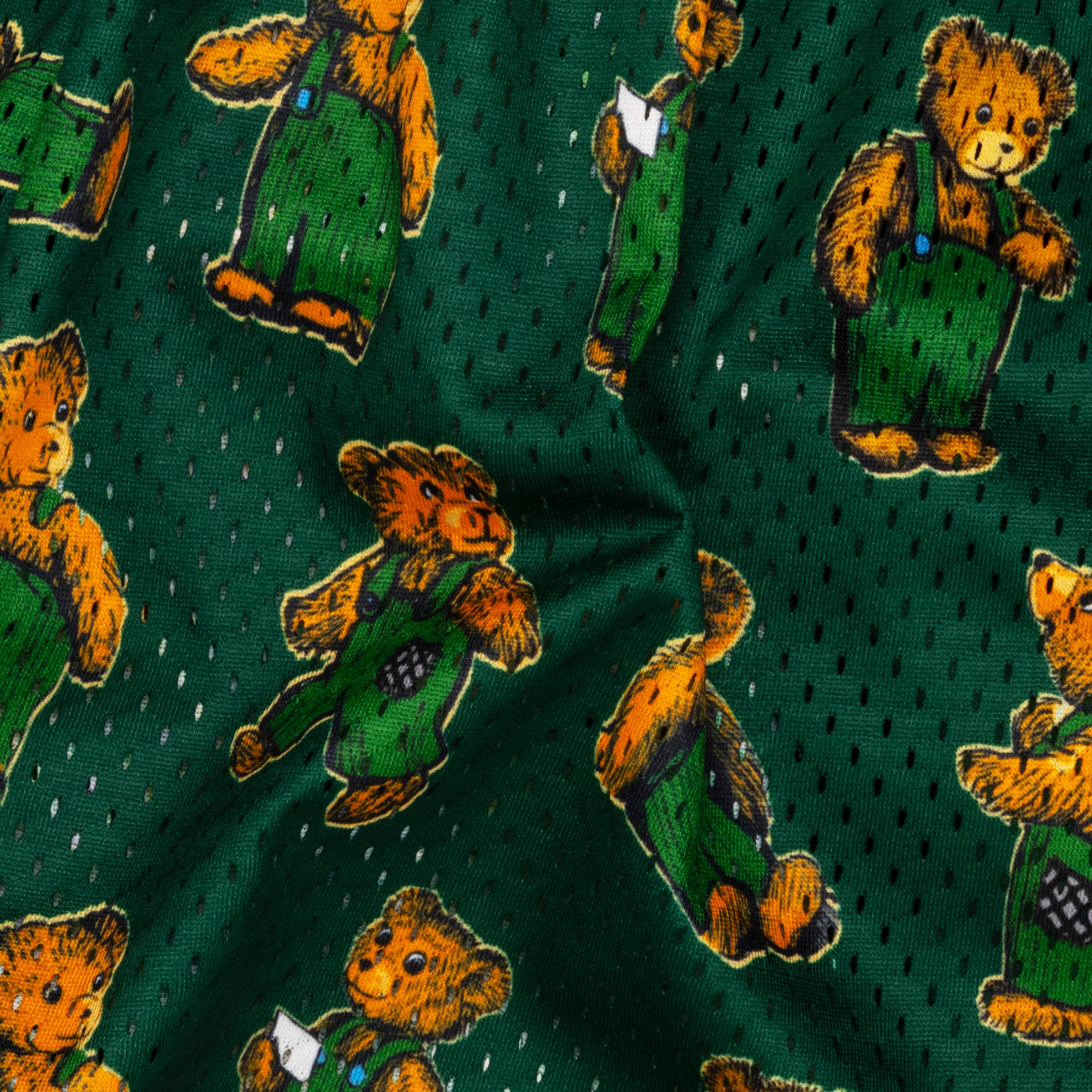 Corduroy Pattern Shorts - Green