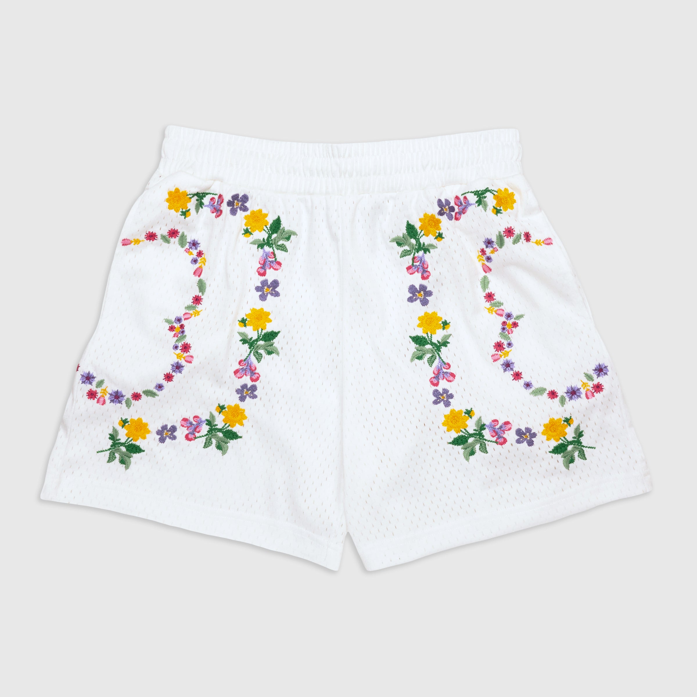 Floral Embrodierd Shorts