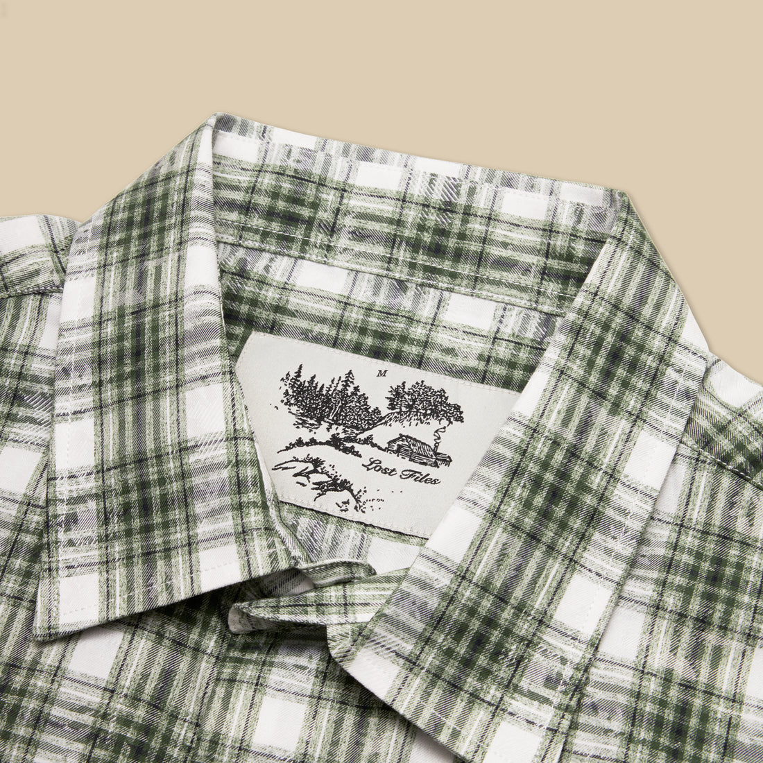 Green Plaid Button Up Shirt