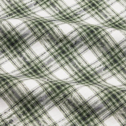 Green Plaid Button Up Shirt