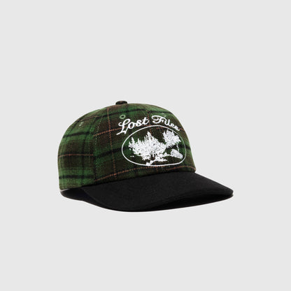 Cabin Scene Wool Flannel Hat