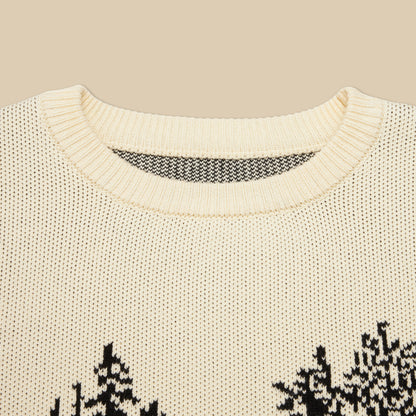 Cabin Scene Knitted Sweater