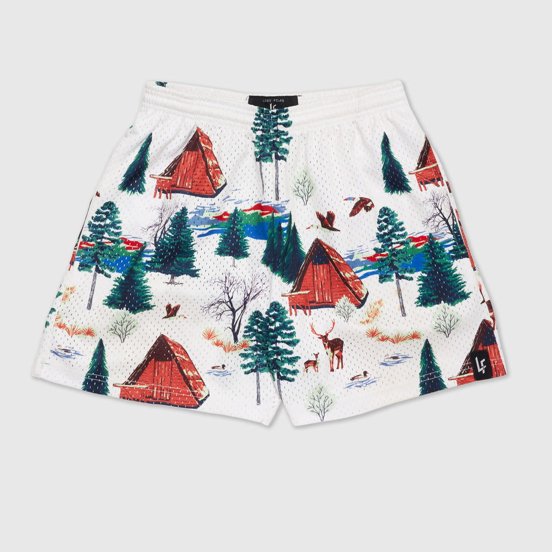 Cabin Pattern Shorts