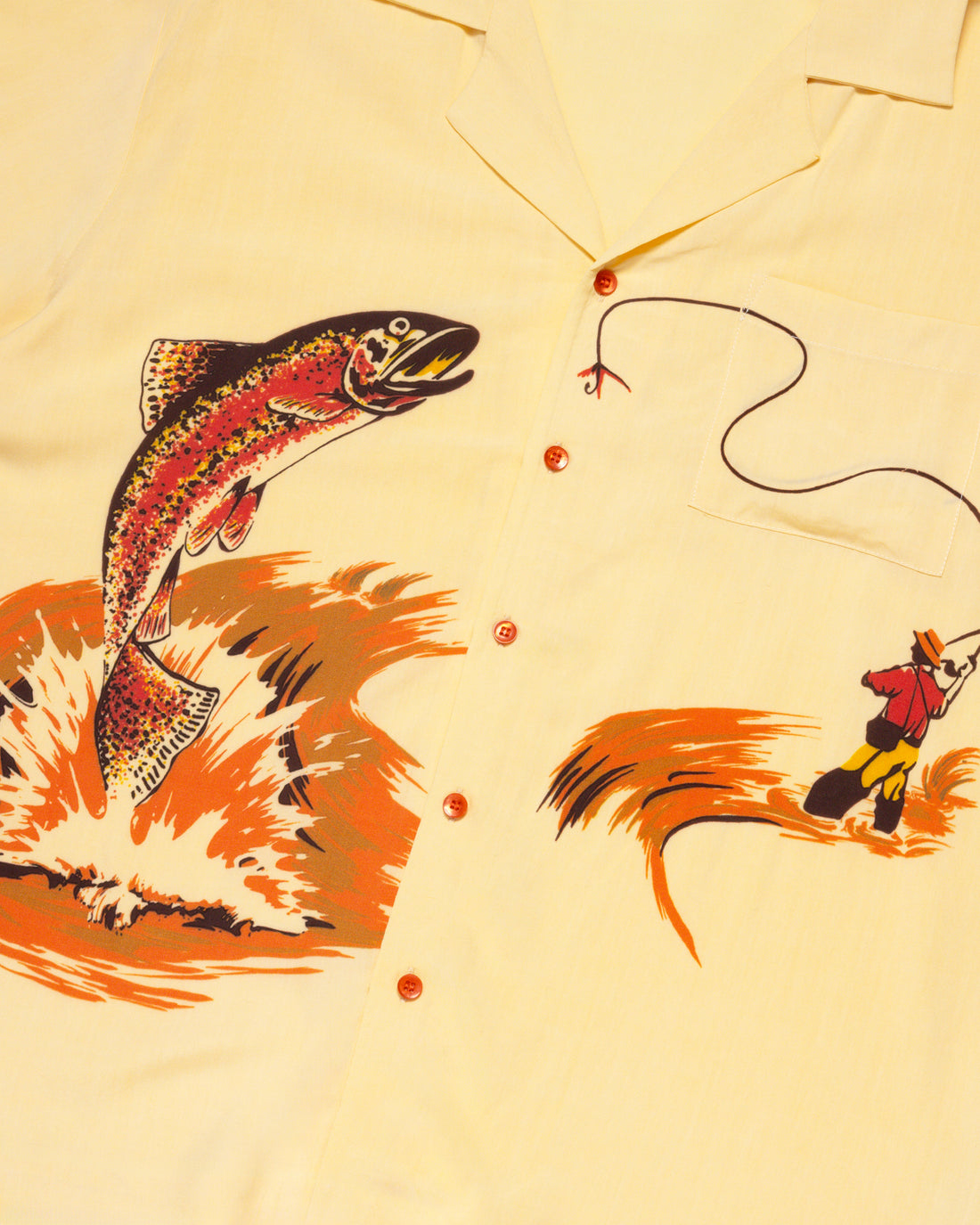 Fishing Rayon Shirt