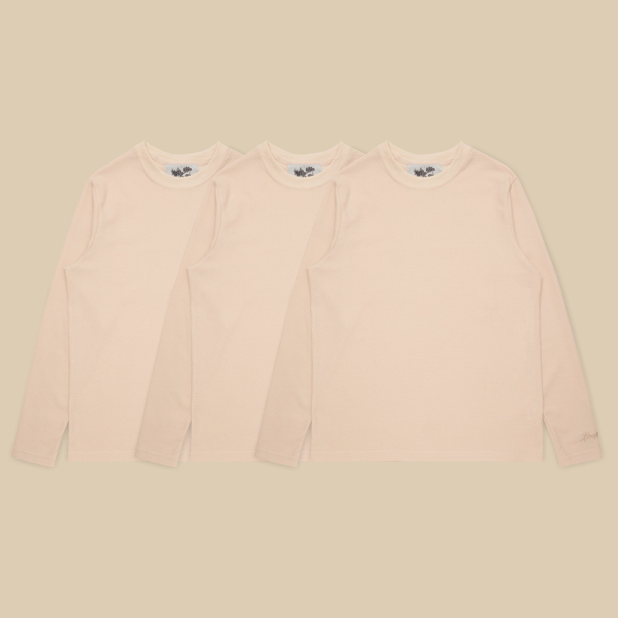 Premium Thermal Shirt Pack - Cream