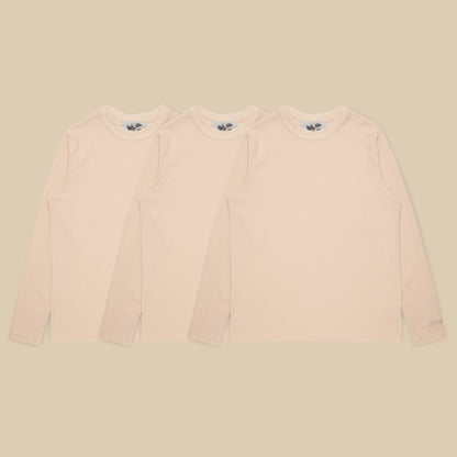 Premium Thermal Shirt Pack - Cream