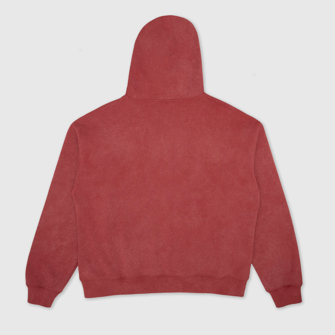 Vintage Washed Cardinal Zip-Up Hoodie