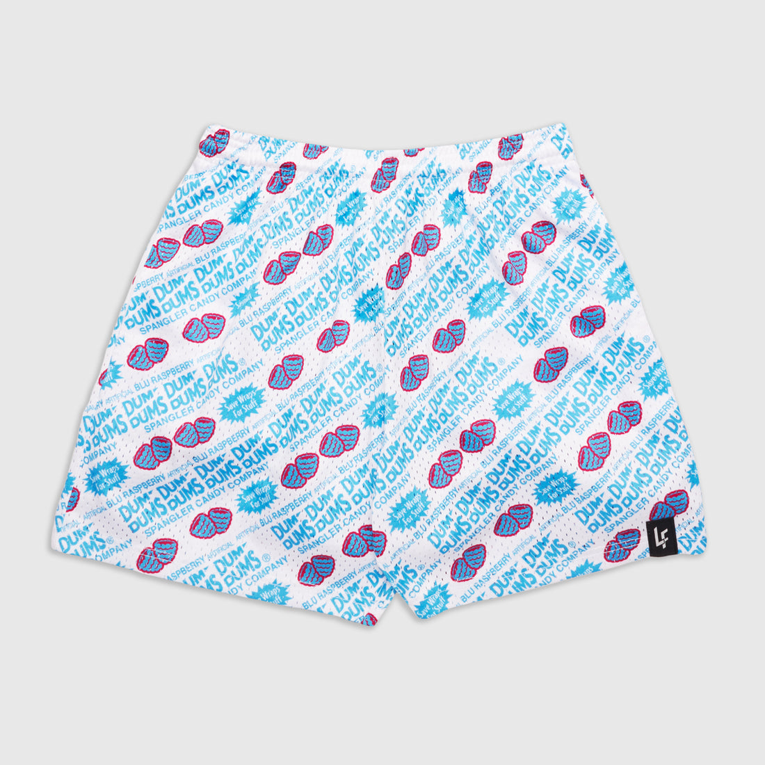 Blu Raspberry Wrapper Dum Dums Shorts