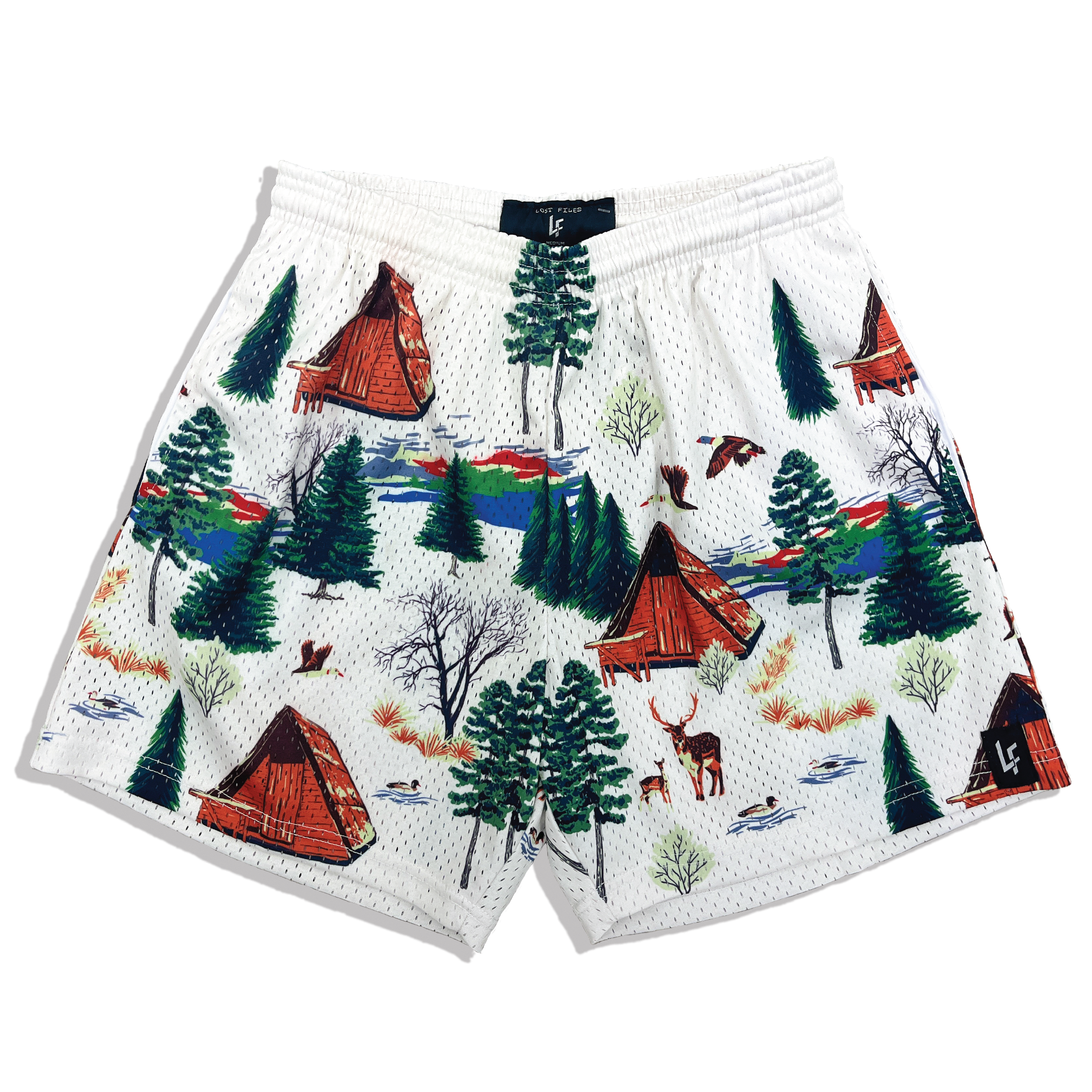 Cabin Pattern Shorts