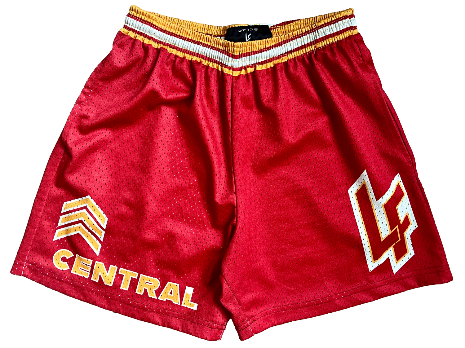 Red Letterman Shorts