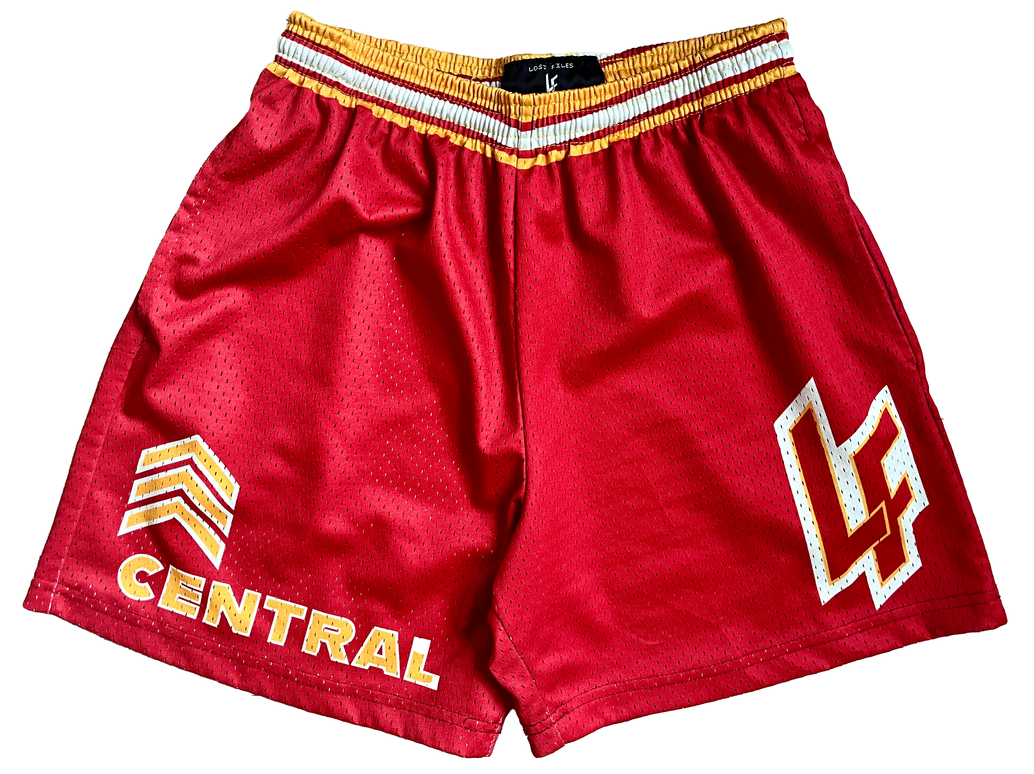 Red Letterman Shorts