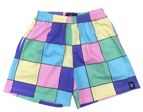 Pastel Colorblock Shorts