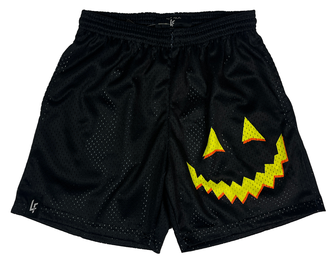 Black Jack-o-Lantern Shorts