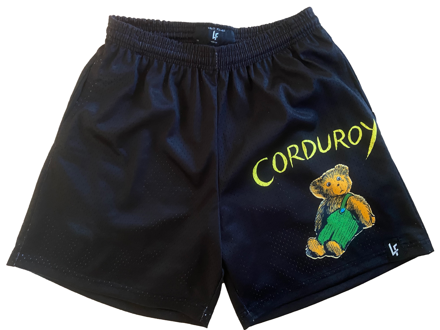 Black Corduroy Shorts