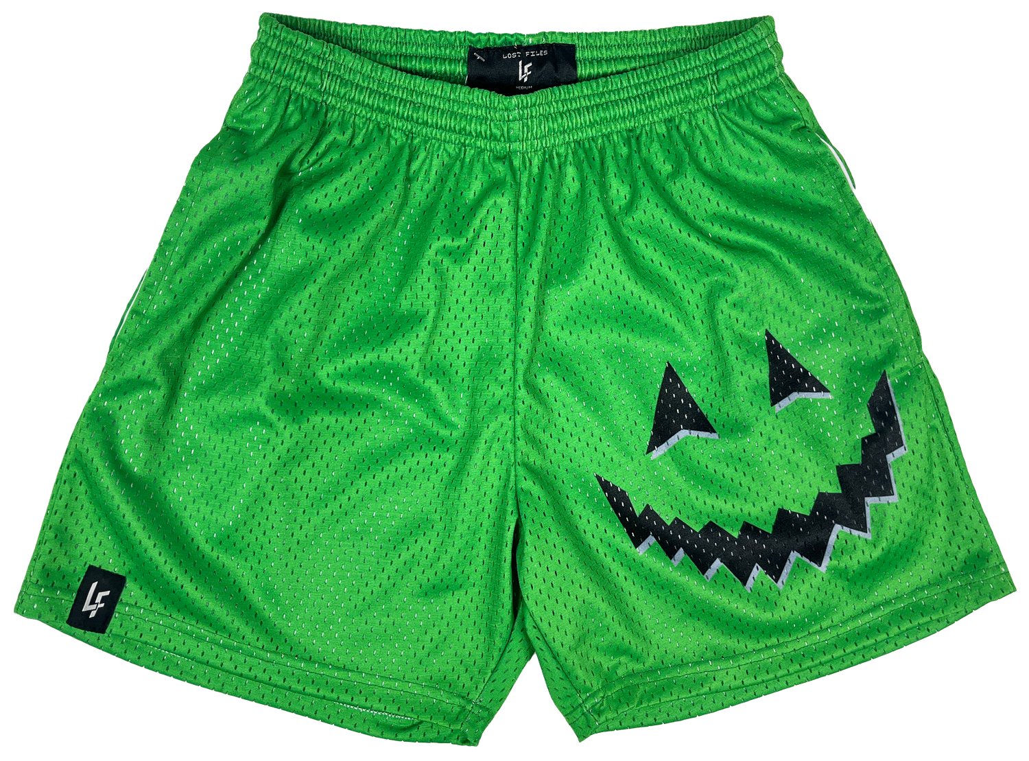 Green Jack-o-Lantern Shorts
