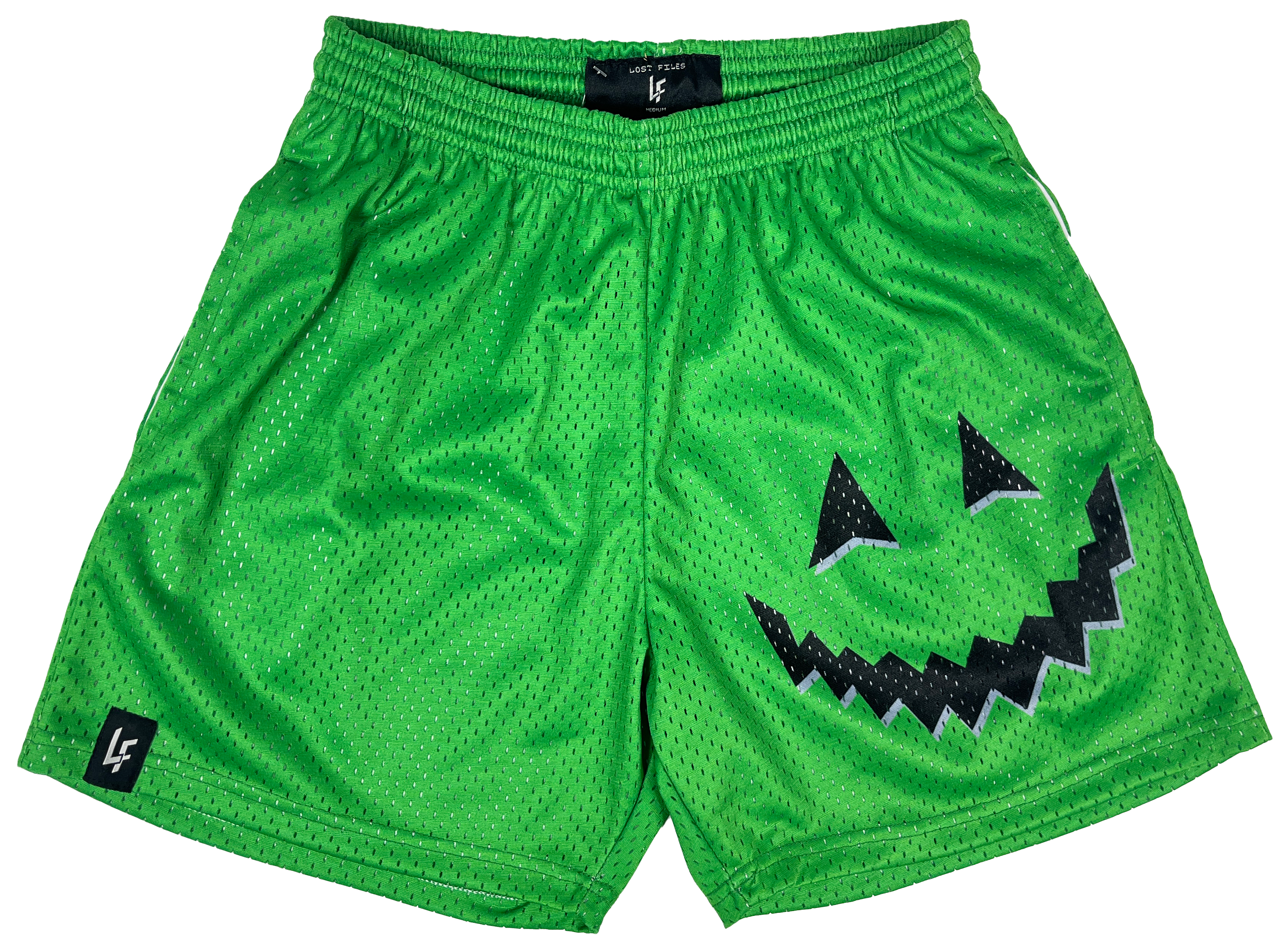 Green Jack-o-Lantern Shorts