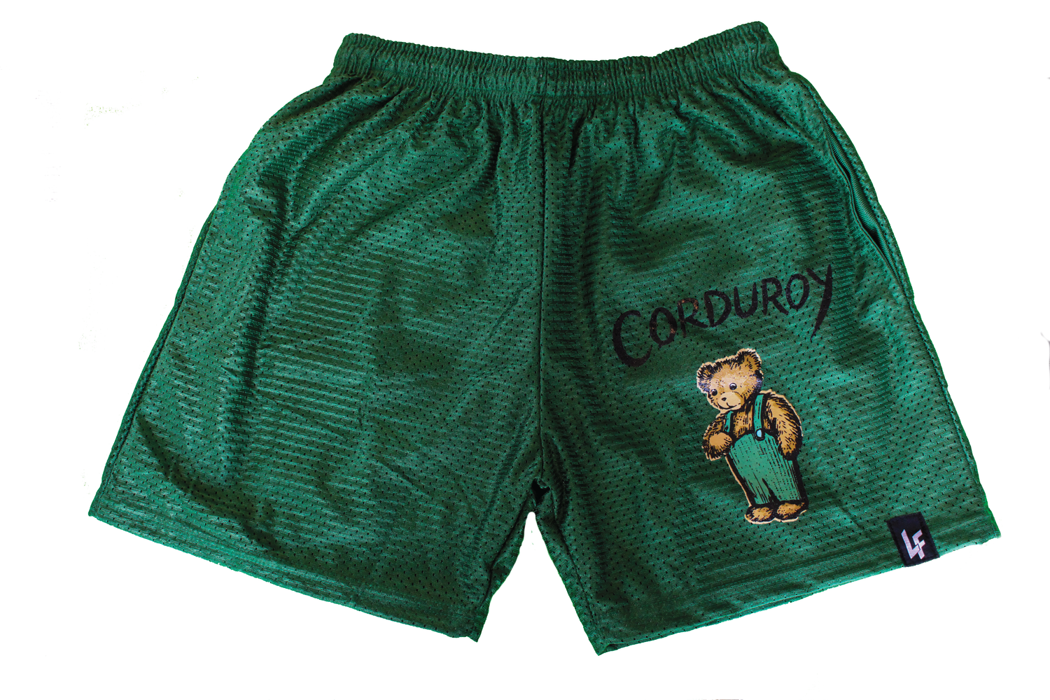 Green Corduroy Shorts