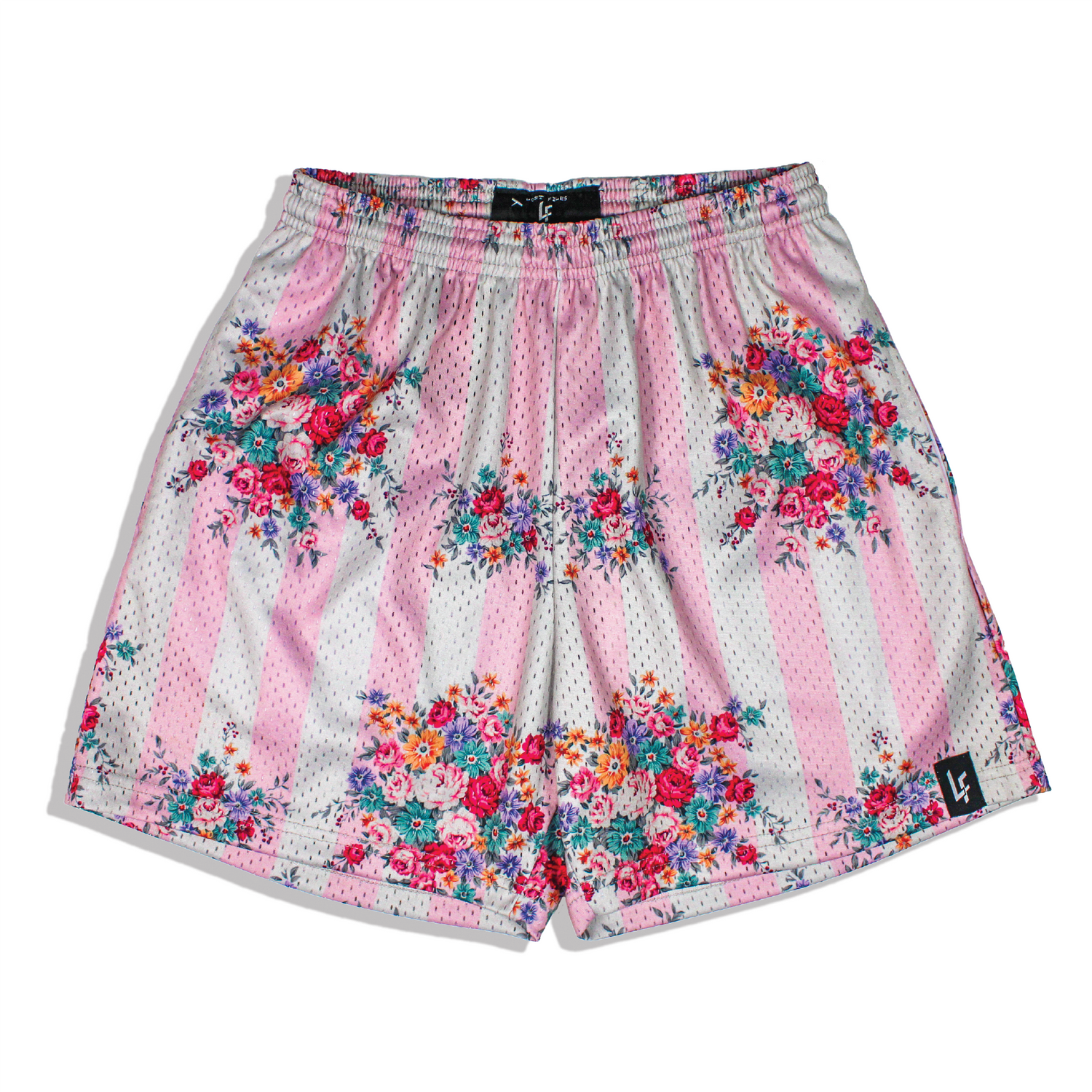 Pink Floral Shorts