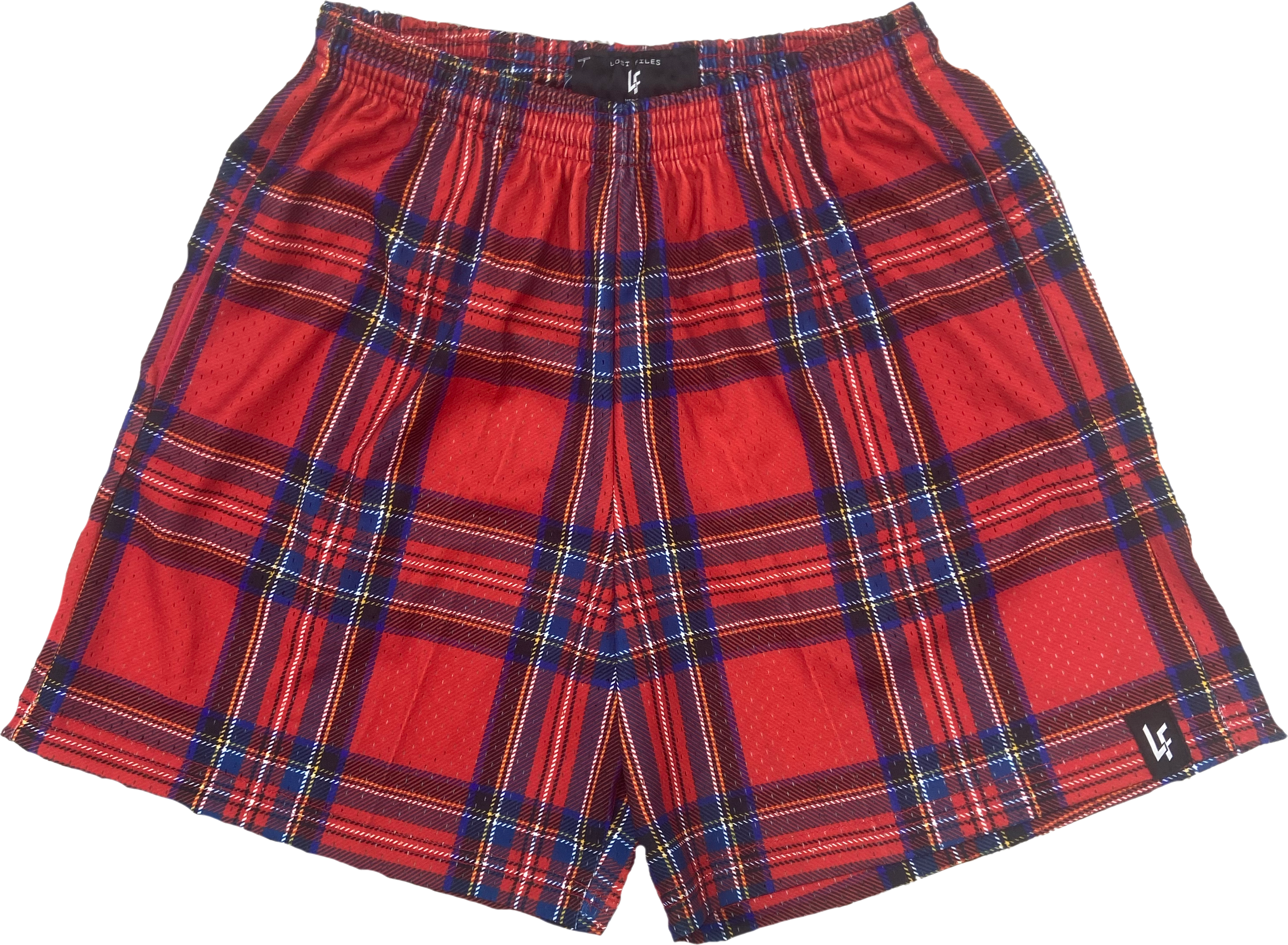 Red/Blue Plaid Shorts