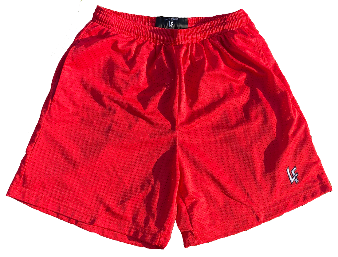 Red Basic Shorts